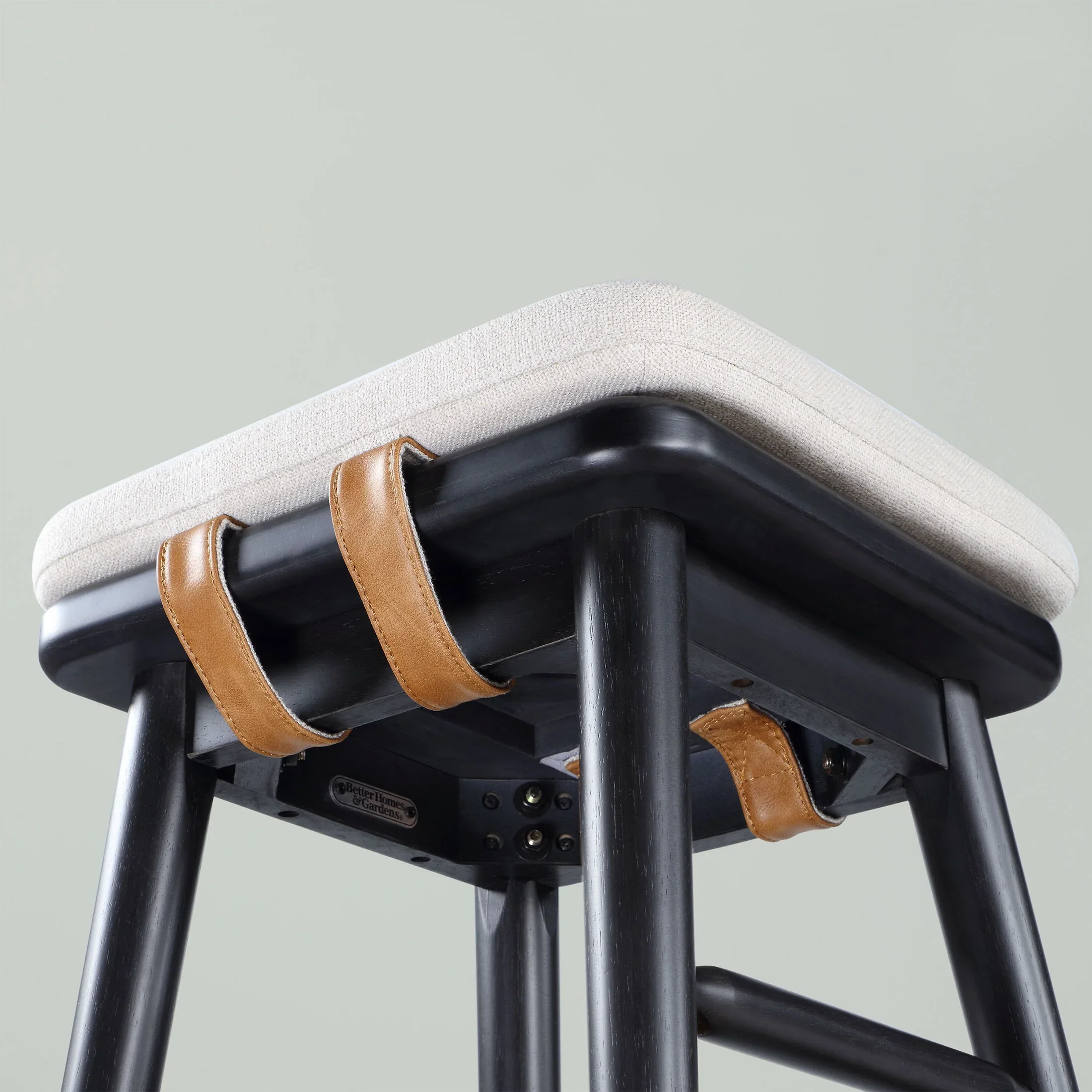 Better Homes & Gardens Springwood Barstool Set of 2, Light Honey Finish, Counter Height