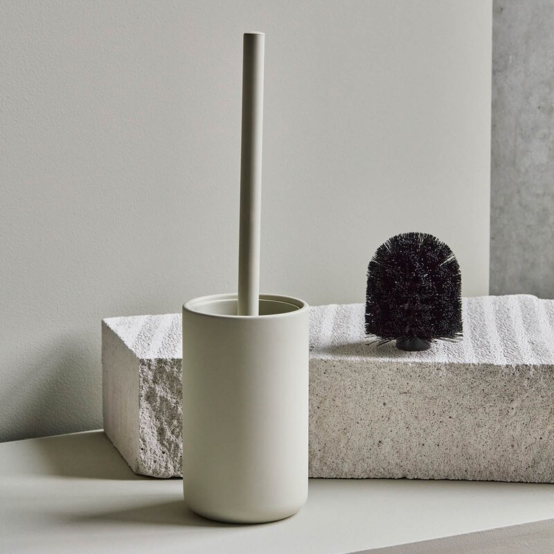 Wah toalettbørste 9,3x36,5 cm off-white