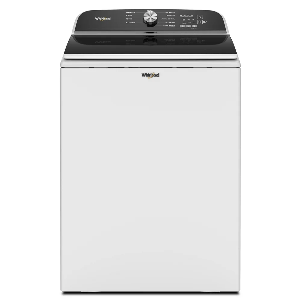 WHIRLPOOL WTW6150PW HIGH EFFICIENCY TOP LOAD WASHER Black