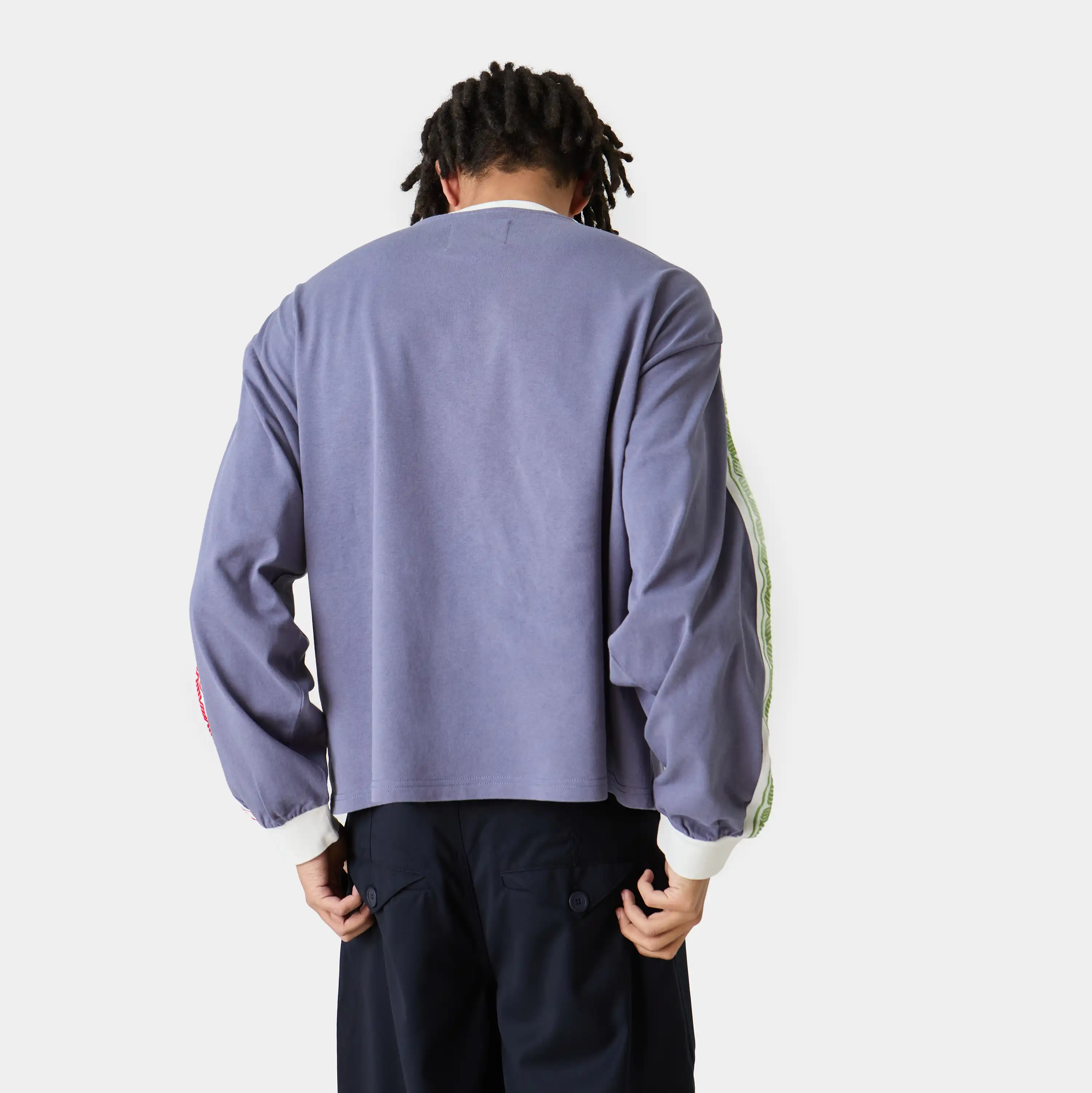 Team Navy Oversized Long Sleeve