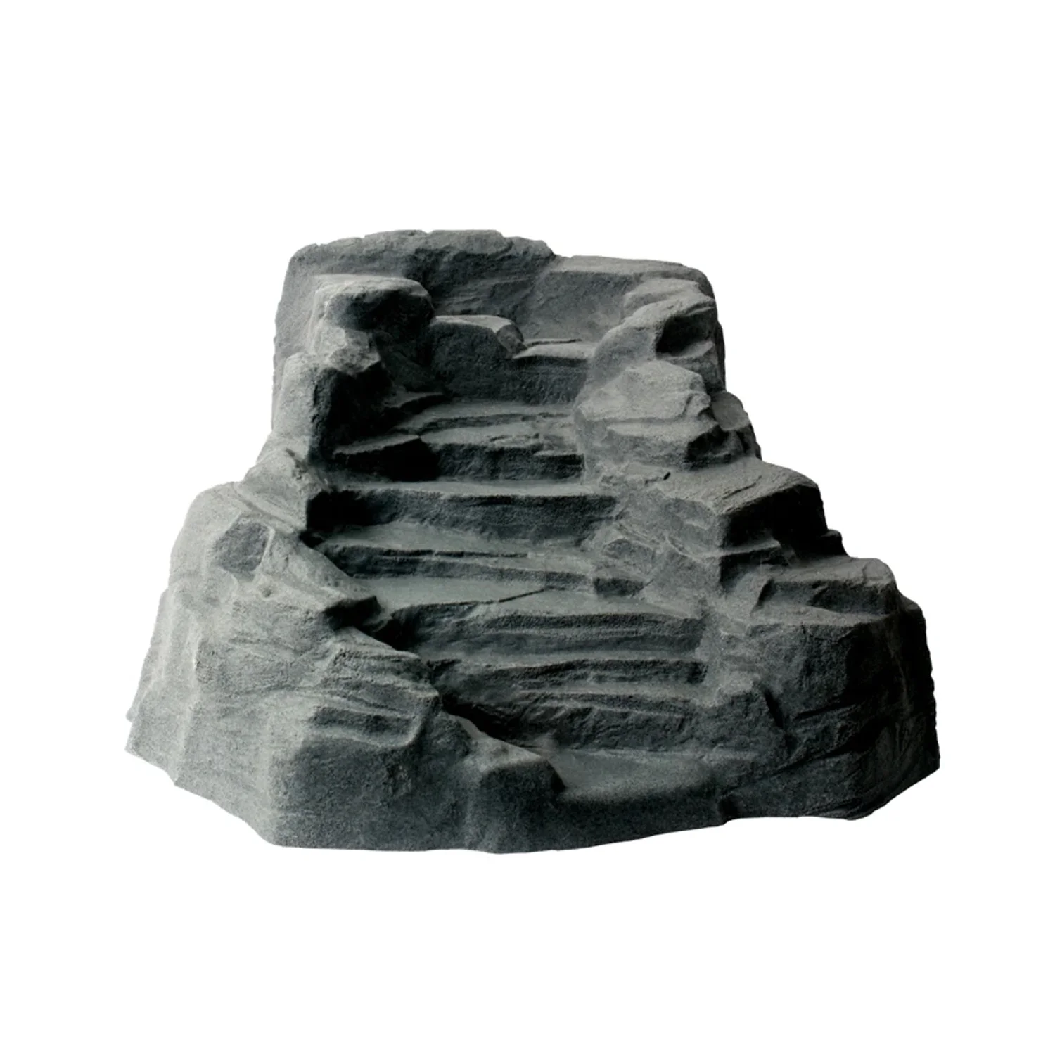 Decorative Pond Watercoarse, Tranquility Waterfall with Threaded Fitting, Charcoalstone - Image 3