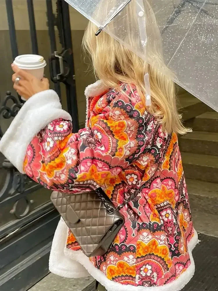 Sophie Paris | Manteau à motifs bohème