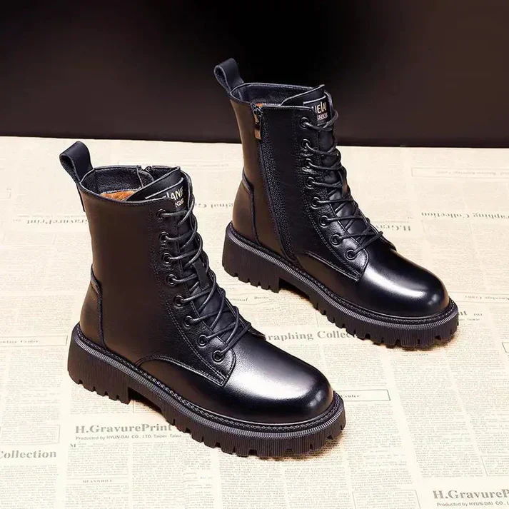 Delphine – Bottes d'hiver noires pour femmes