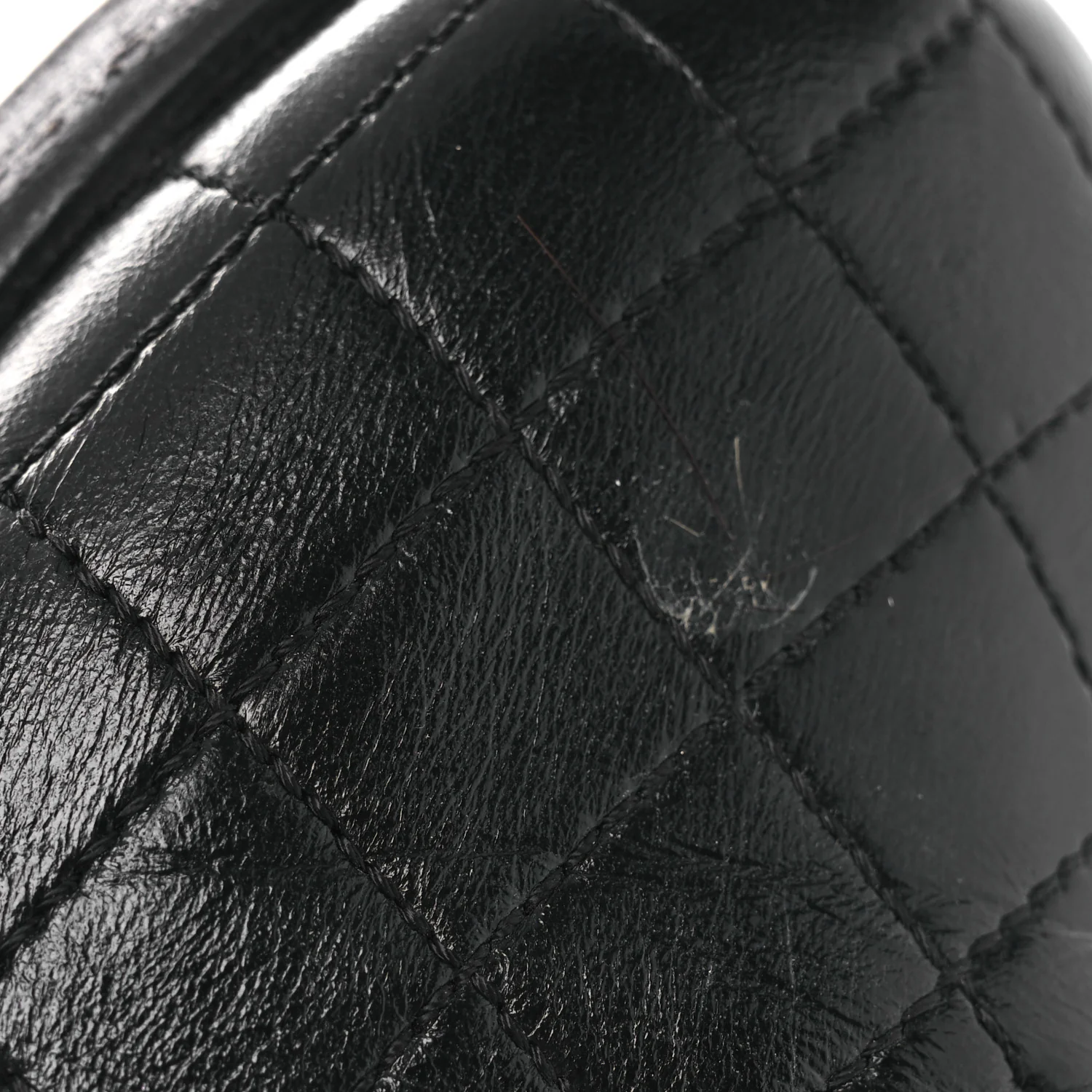 Lambskin Pearl Short Boots 38.5 Black