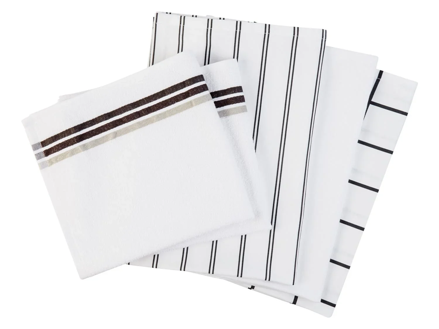 LIVARNO home Set de 5 torchons de cuisine