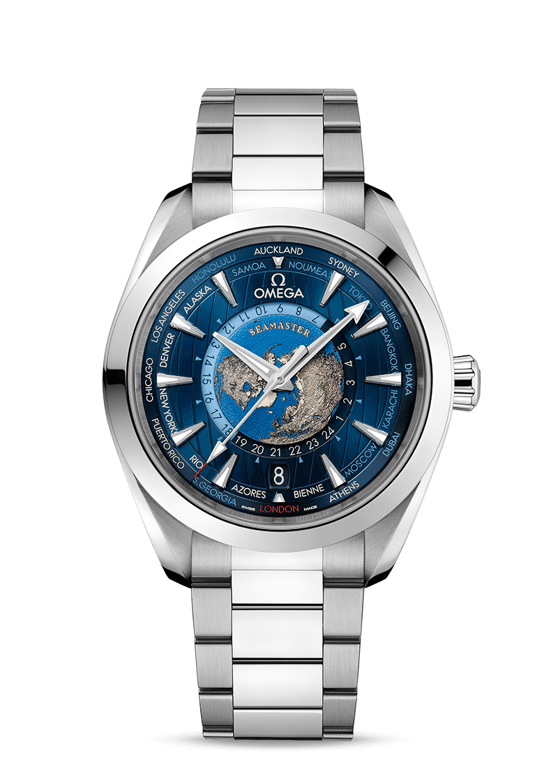 [Super Clone]OMEGA Aqua Terra 150M CoAxial Master Chronometer GMT Worldtimer 43mm O22012432203001