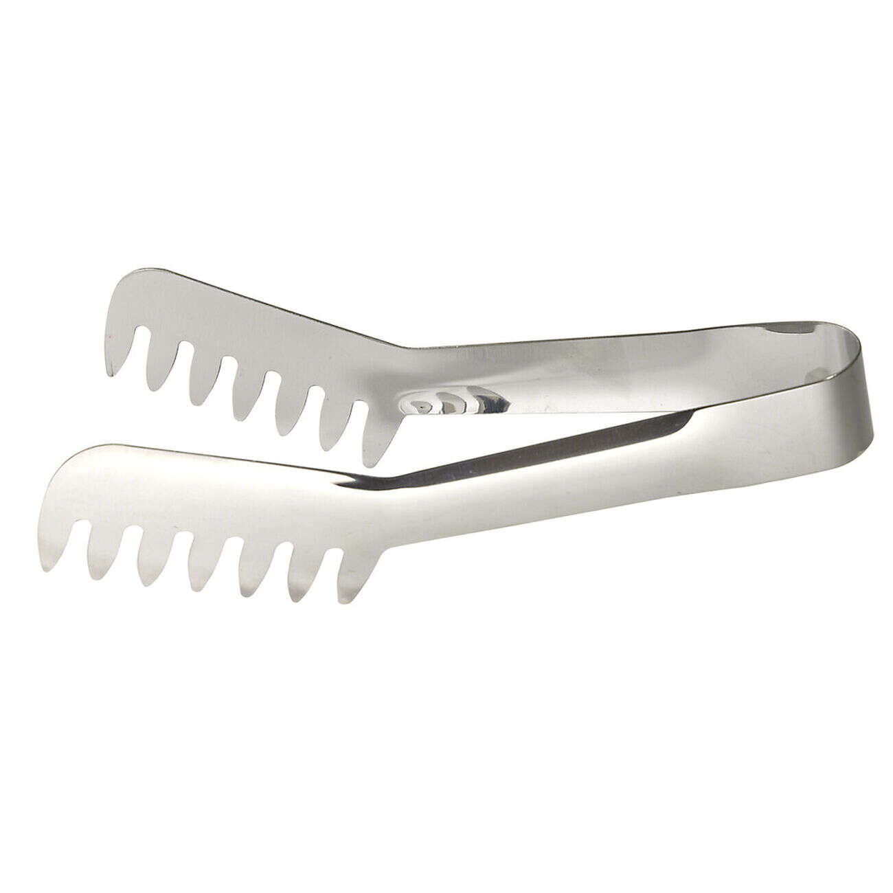 Pince de cuisine en acier gris 3,5x4,5xL19,5cm