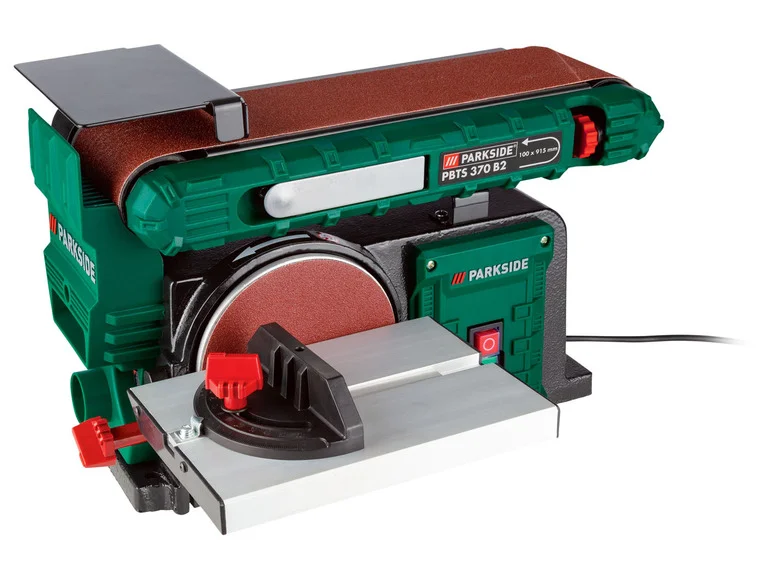 PARKSIDE Band- et Tellerschleifer PBTS 370 B2, 370 W