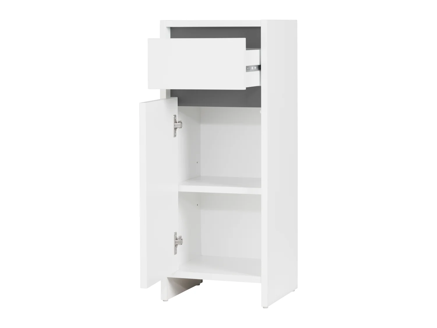 LIVARNO home Armoire latrale de salle de bains Oslo, 32 x 80 x 28 cm, blanche