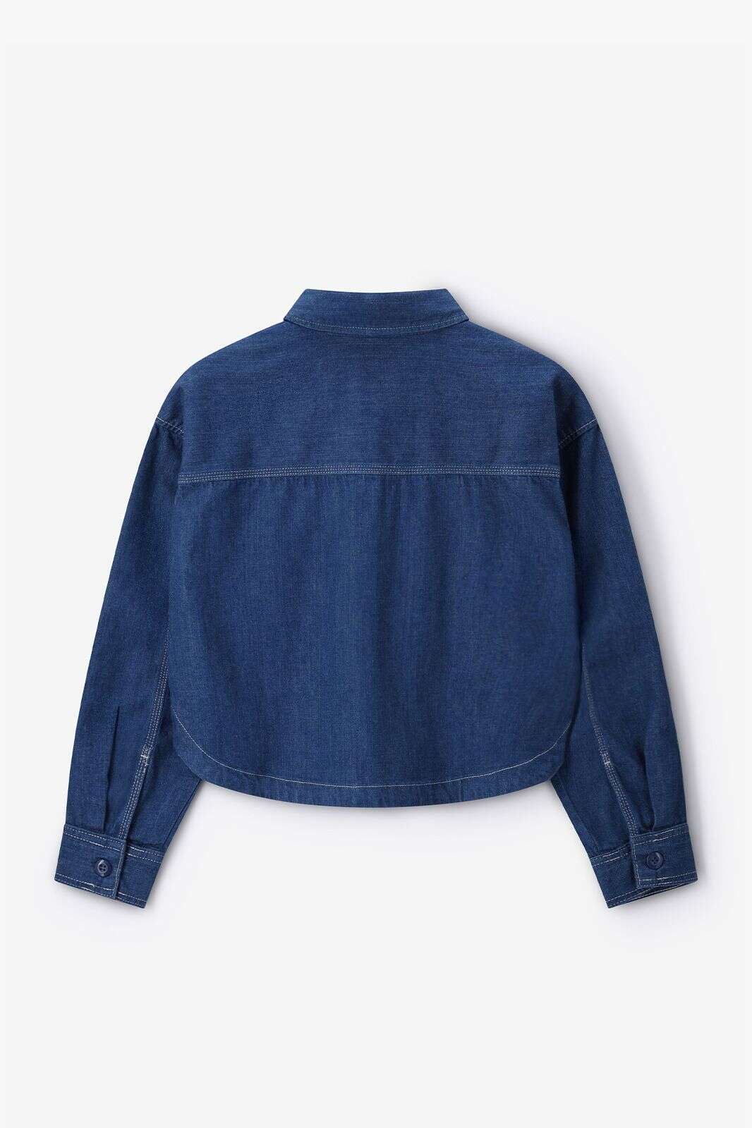 LEE donkerblauwe denim blouse