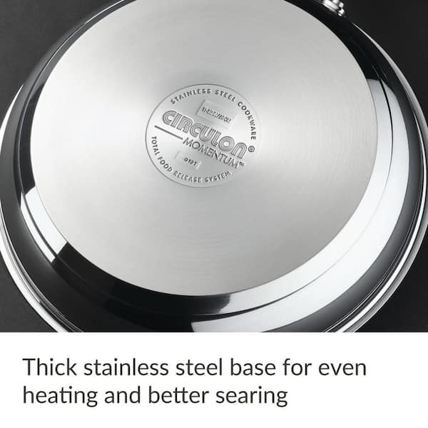 Momentum 11-Piece Stainless Steel Nonstick Cookware Set
