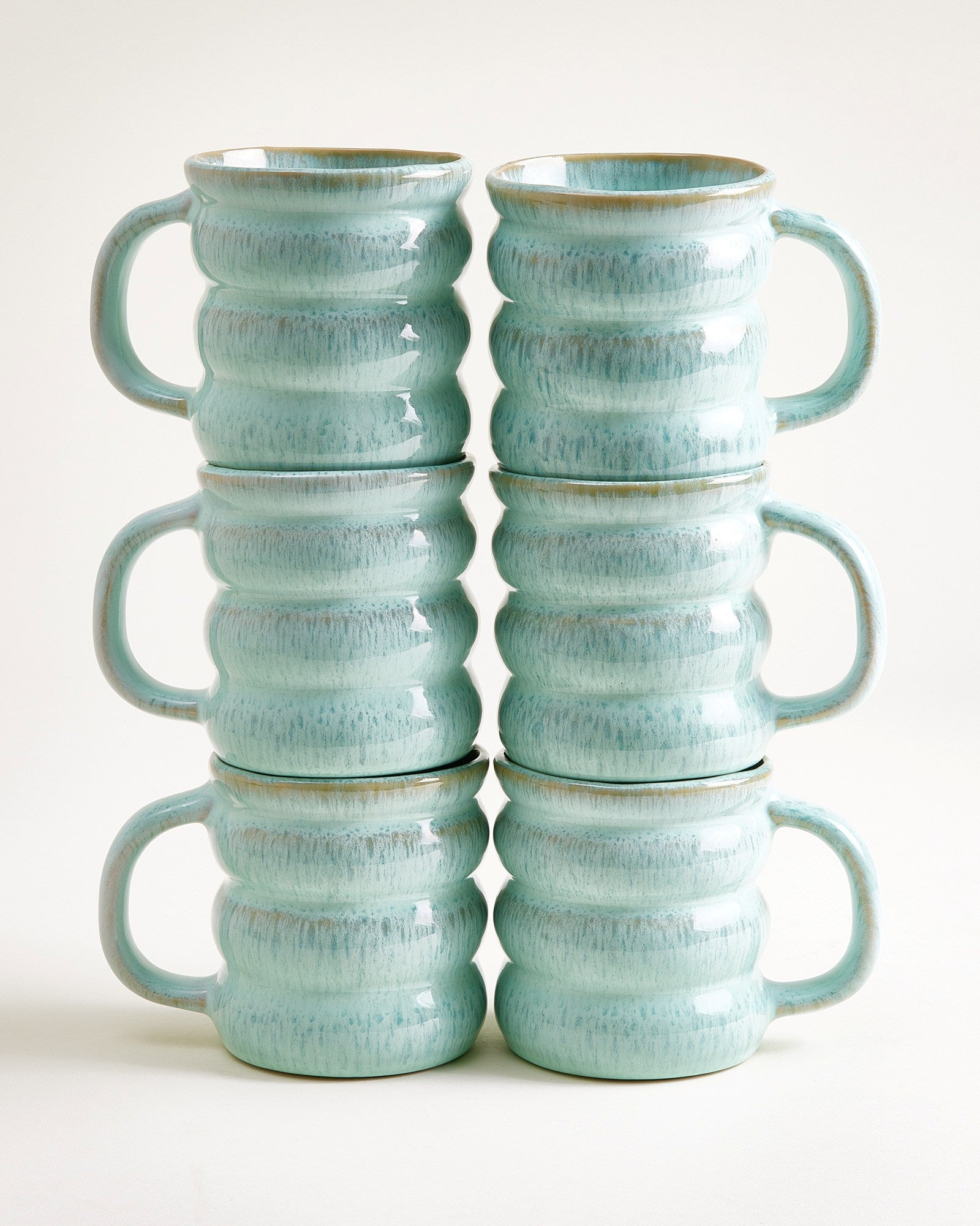 OMBRA - LARGE MUG BUBBLE MINT SET OF 6