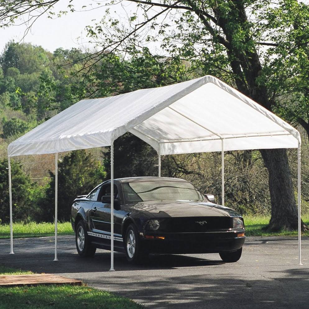 Shelter Logic MaxAP Outdoor Canopy Tent, White