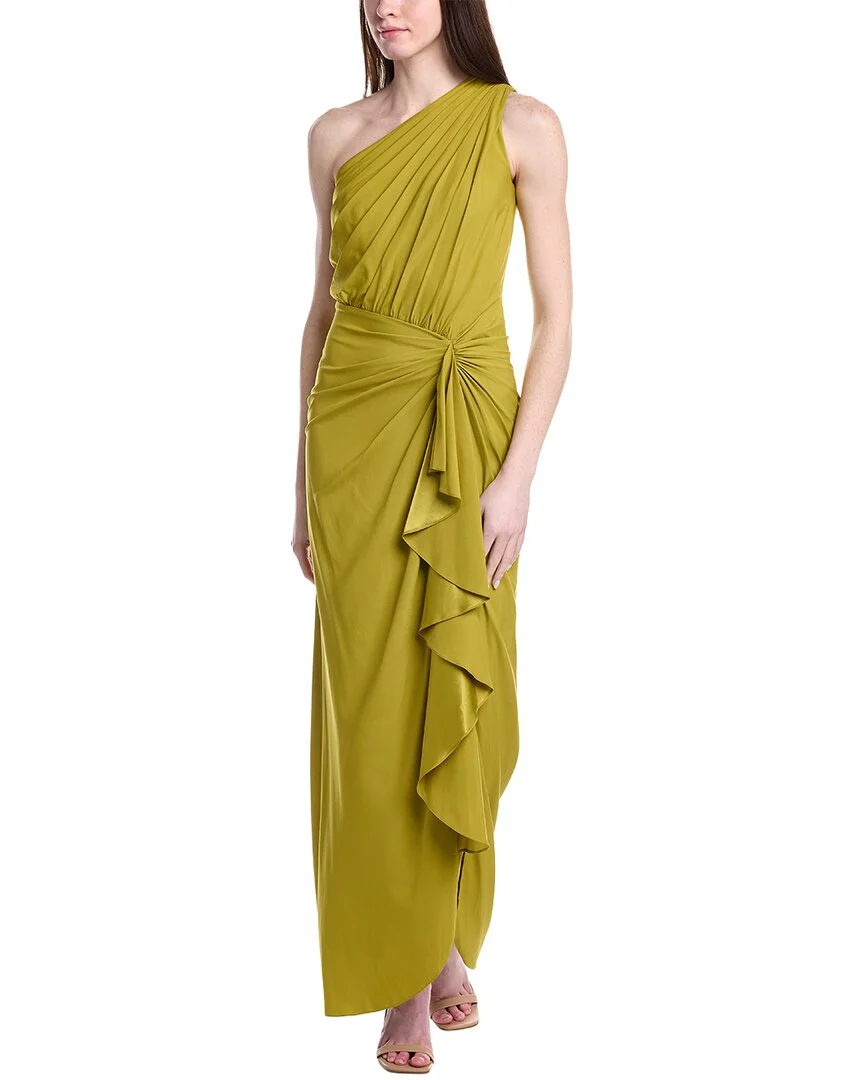 tadashi gold dress Tadashi Shoji Gold Lace Sequin Sleeveless Gown Dress Size 8 – Finds For You main image 1