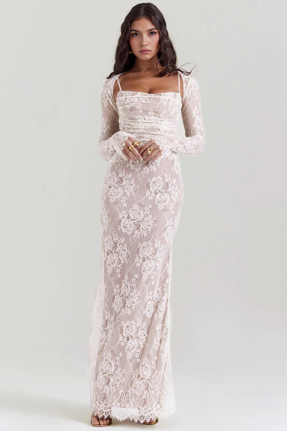 Chloé | Robe Maxi en Dentelle
