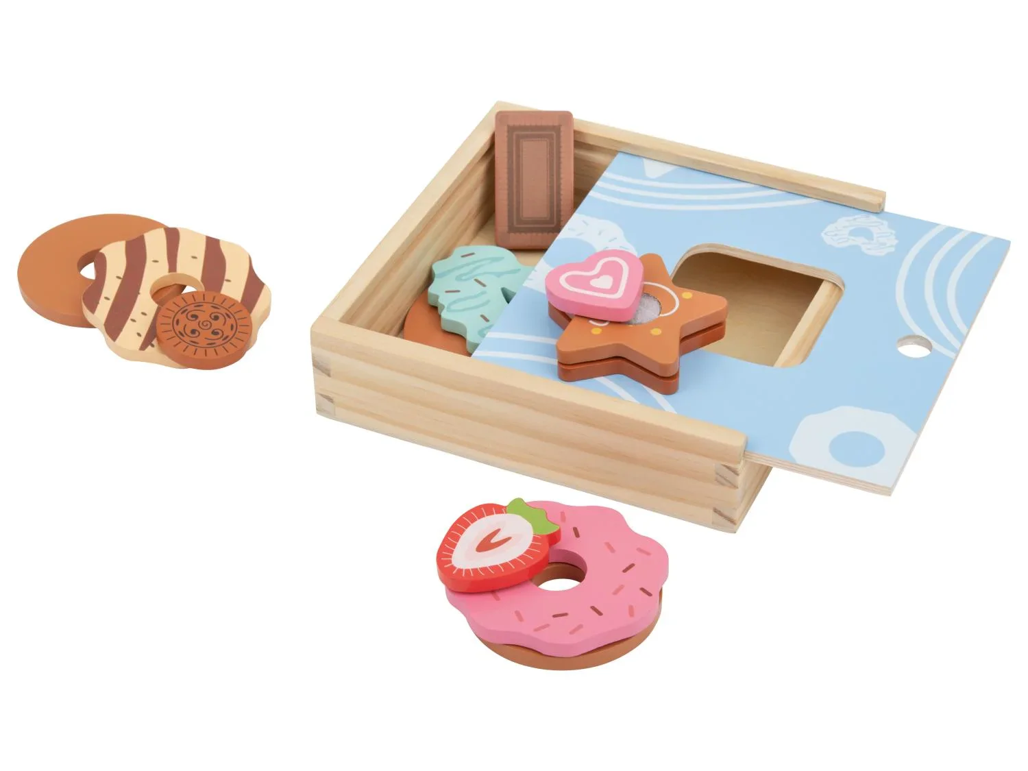lupilu Set daliments en bois