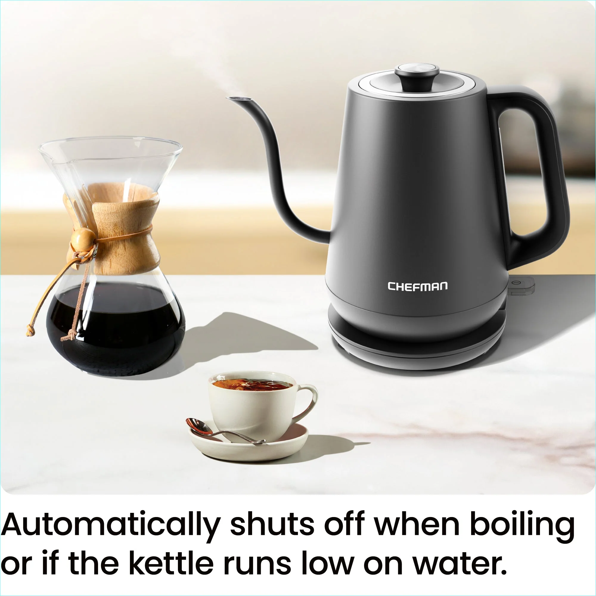 0.8L Electric Gooseneck Kettle