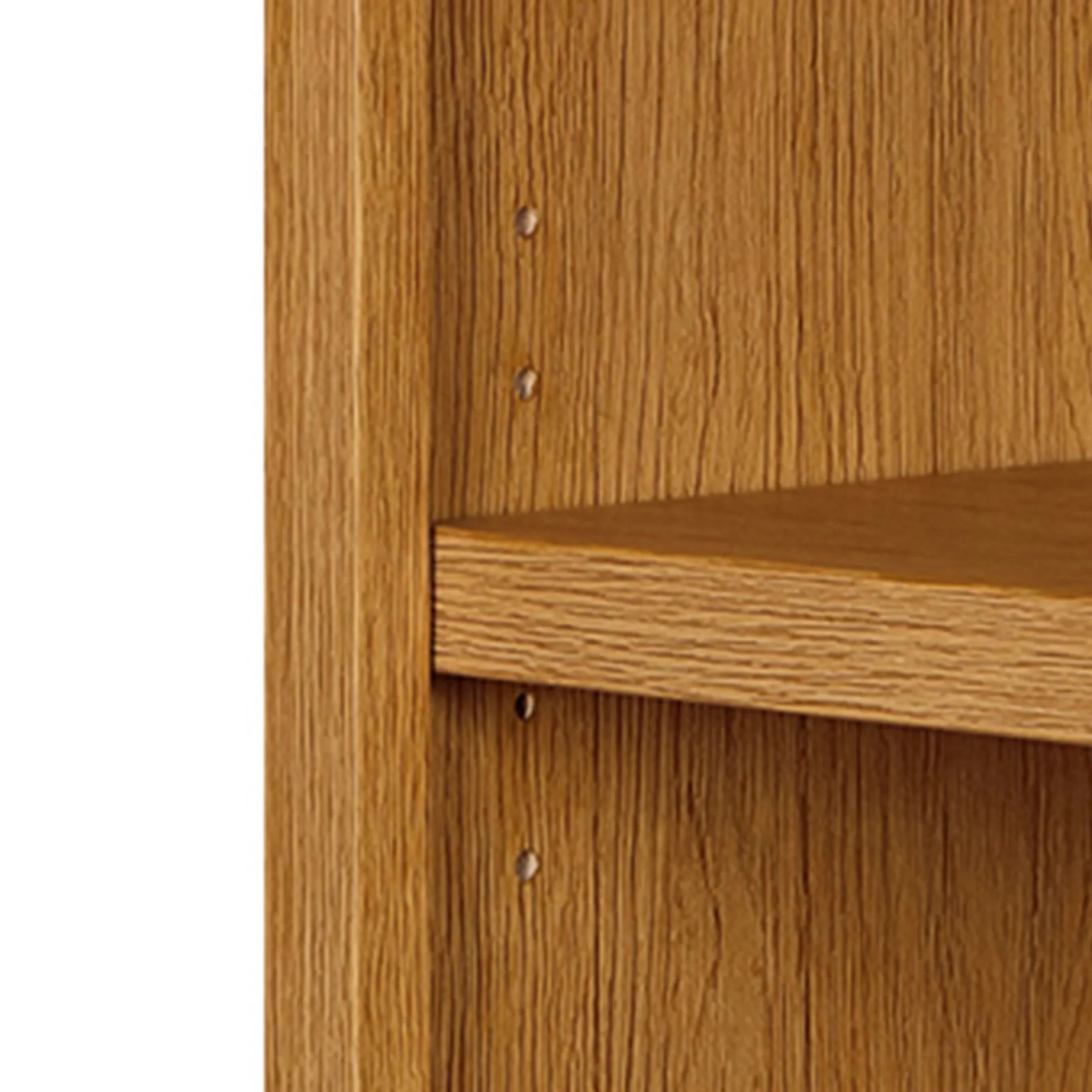 Better Homes & Gardens Juliet Open Arch Bookcase, Rich Black and Light Honey