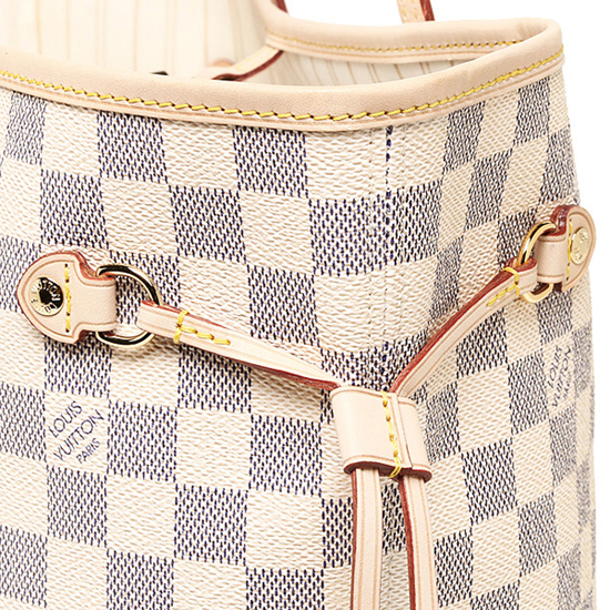 L N51108 Neverfull GM Shoulder Bag Damier Azur Canvas