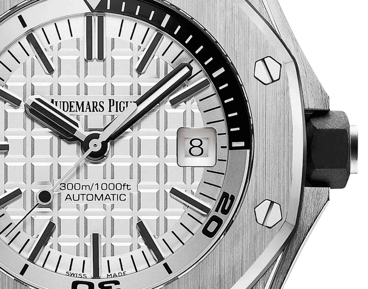 【Super Clone】Audemars Piguet Offshore Diver Siver-Toned Dial 42mm 15710ST.OO.A002CA.02