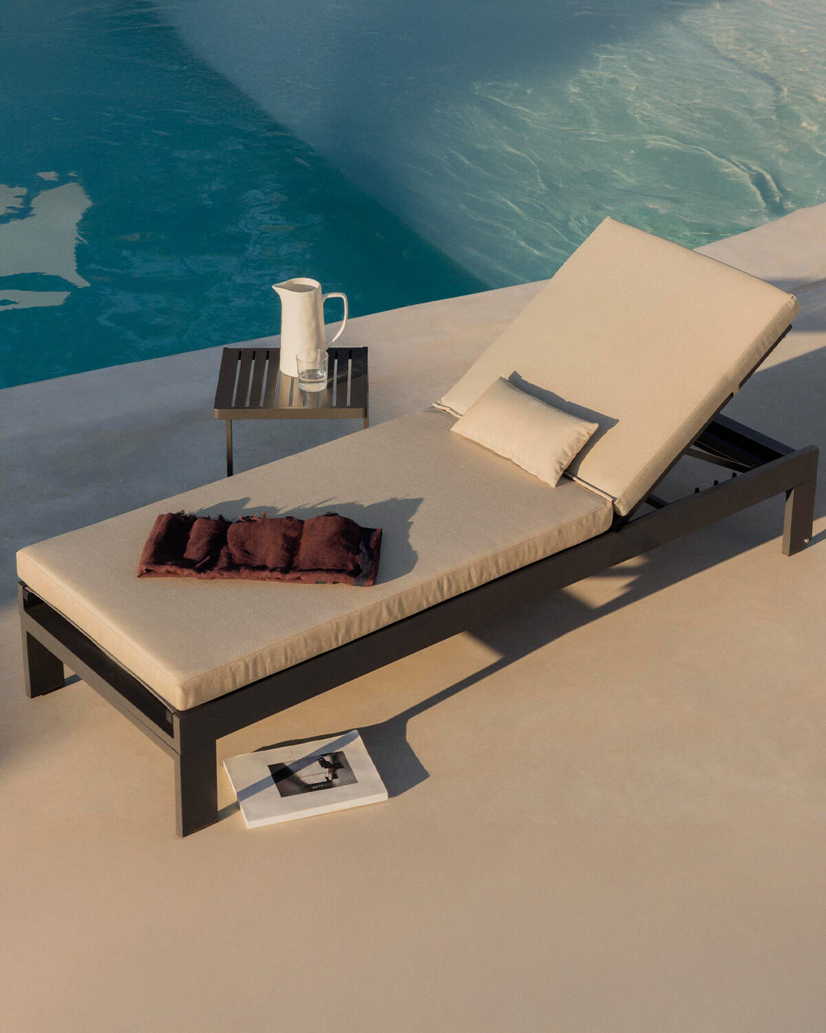 Kreta - Cojín de Exterior Rectangular de Tela (20x38,5 cm) Kreta