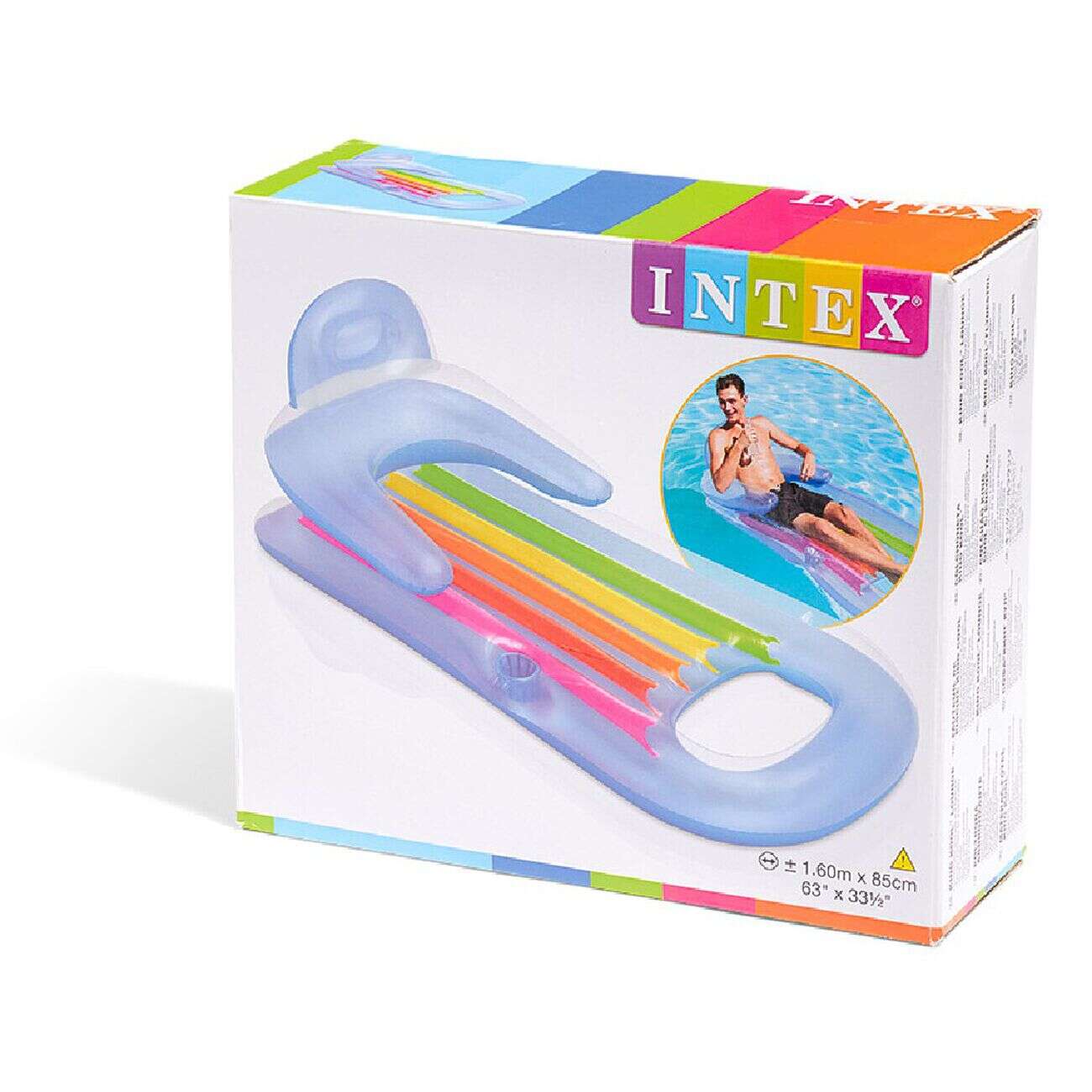 Fauteuil piscine gonflable King Cool INTEX