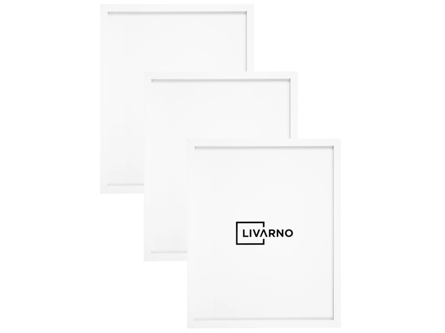 LIVARNO Lot de 3 cadres photo, 40 x 50 cm