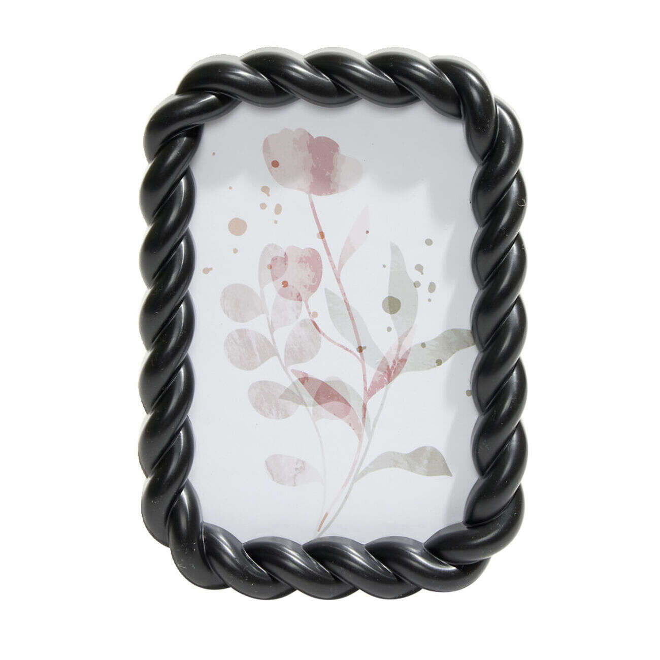 Cadre photo plastique contour torsadé 13x18cm (4 modèles)