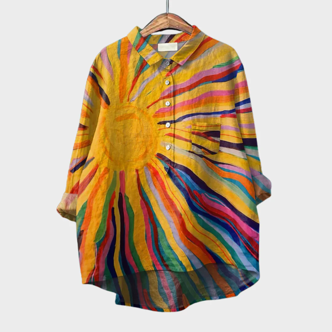 Solara | Élégante Blouse d'Été Linne