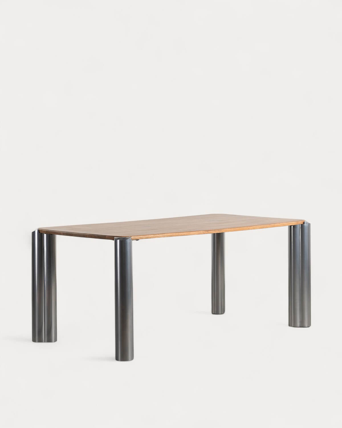 Ethel - Mesa de Comedor Rectangular con Tablero de Madera de Mango (174x91 cm) Ethel