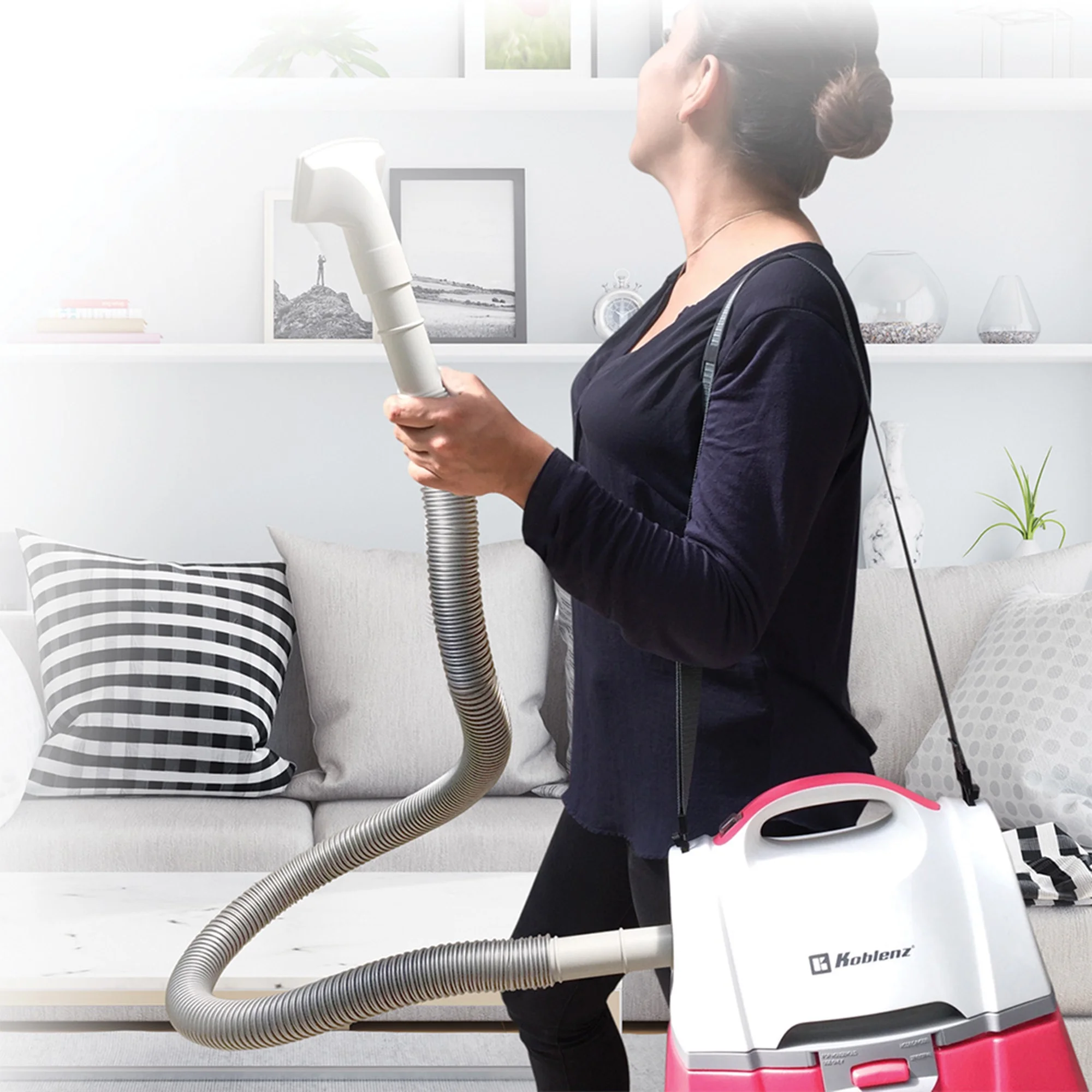 KOBLENZ DESIGNER SERIES Wet - Dry - Blow Vacuum 5 Gallon, 2 Peak HP 3 - in - 1 Vac (PV - 525KG5)