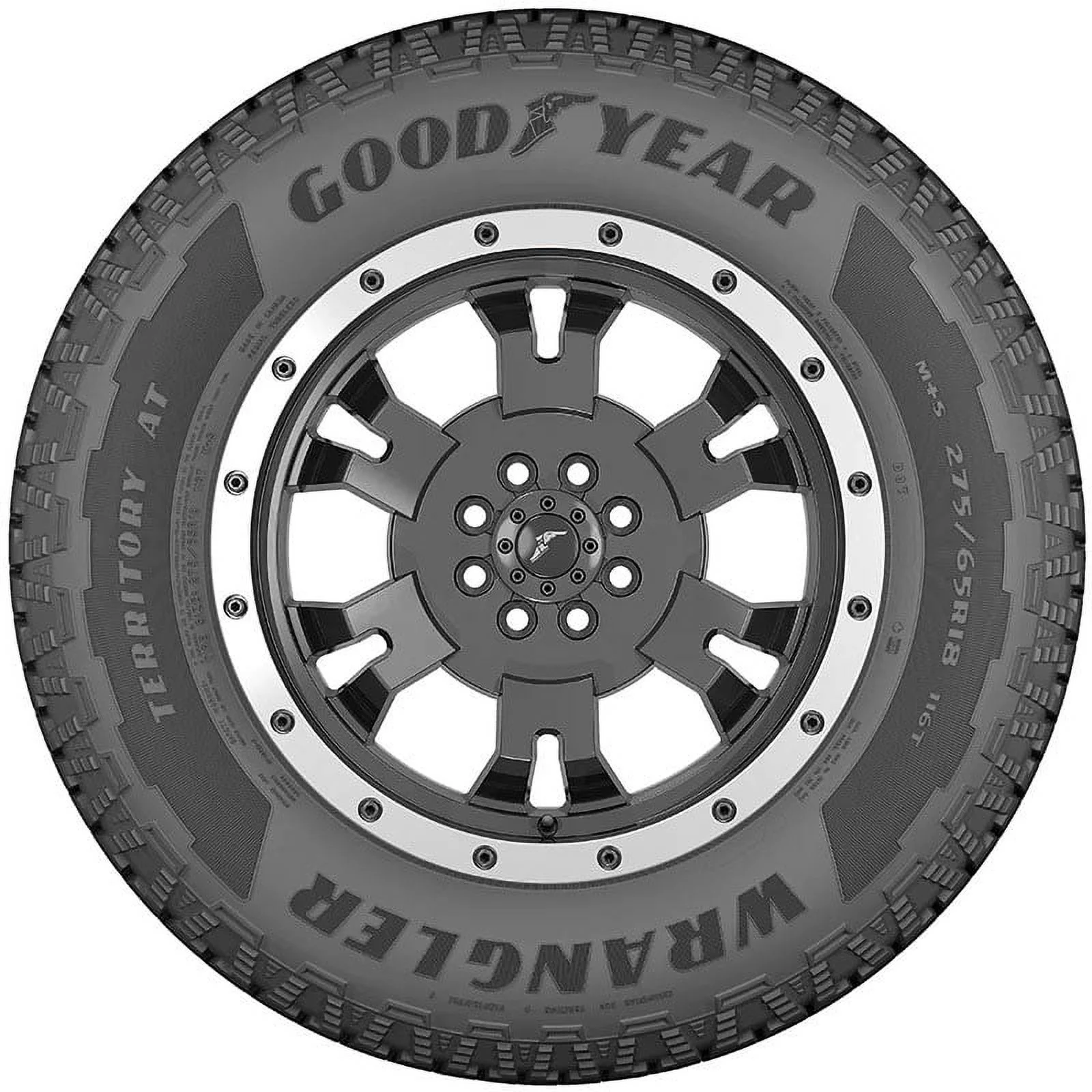 Set of 2 Goodyear Wrangler Territory AT 265/65R18 114T Tires
