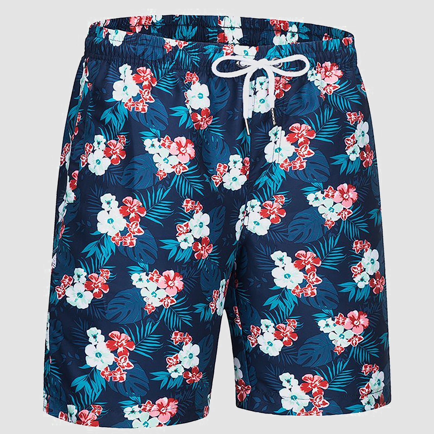 Short de bain avec doublure en filet, séchage rapide, style fun, idéal pour la plage