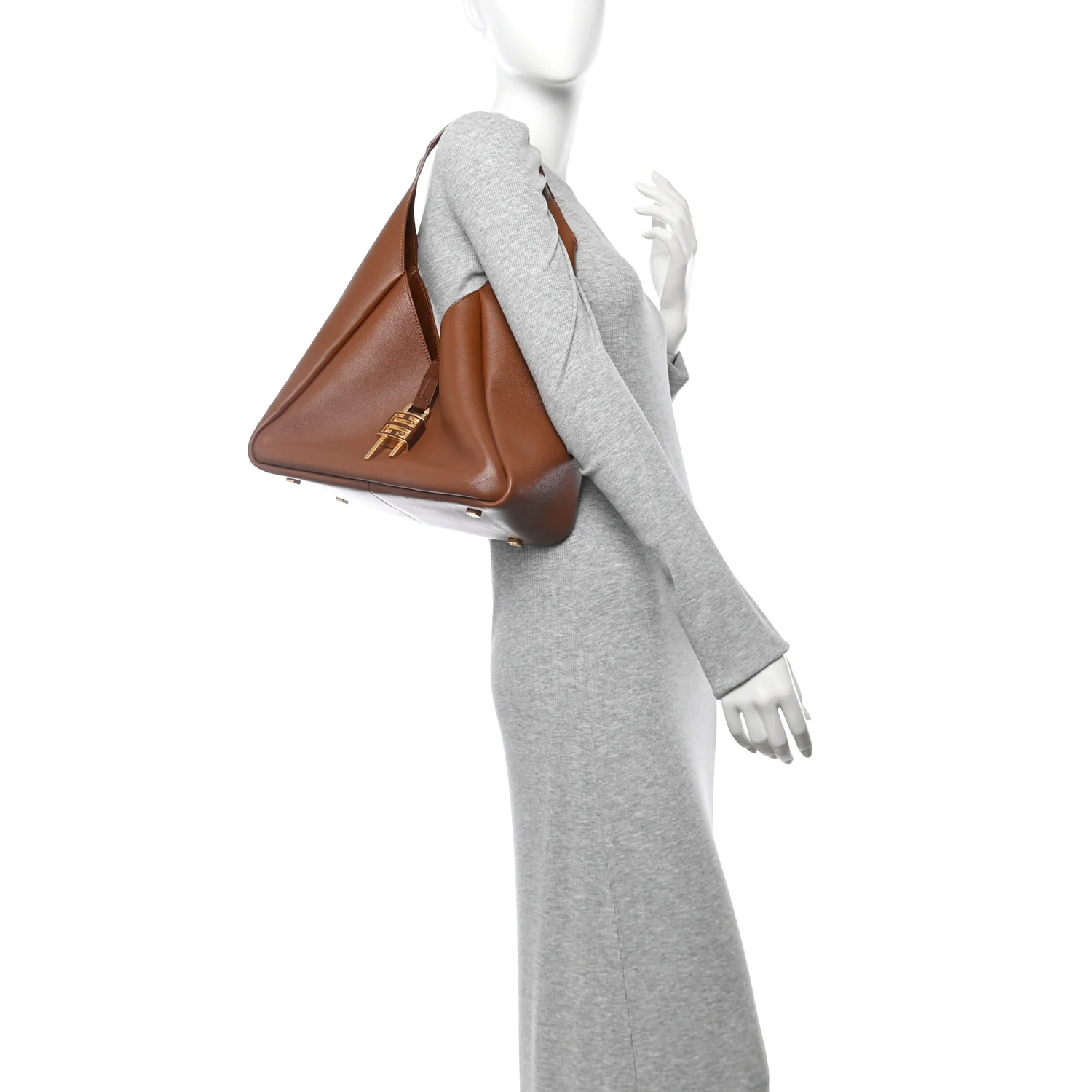 Calfskin Medium G-Lock Hobo Tan