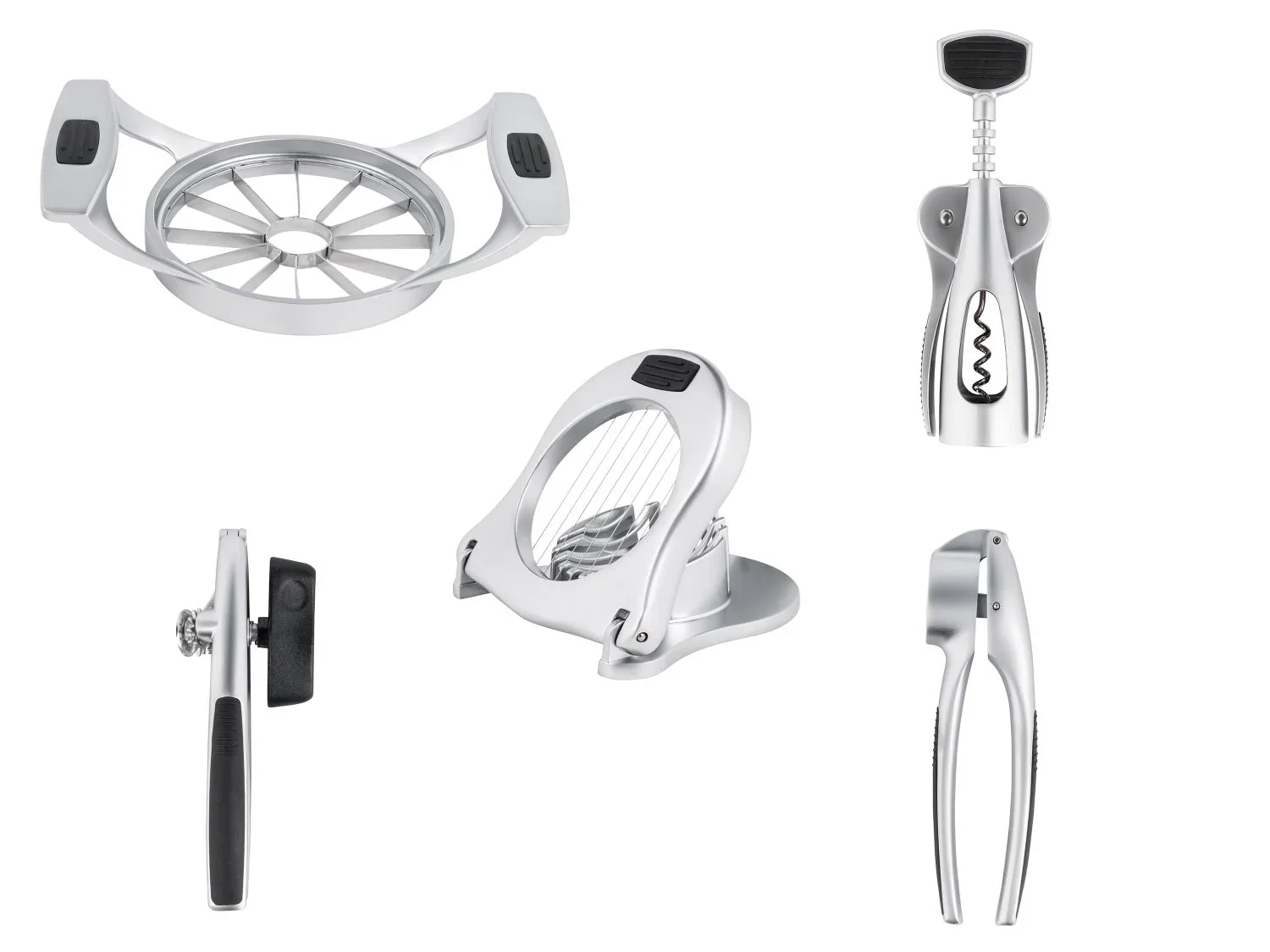 LIVARNO home Coupe-pommes ou Tire-bouchon ou Coupe-uf ou Ouvre-bote ou Presse-ail