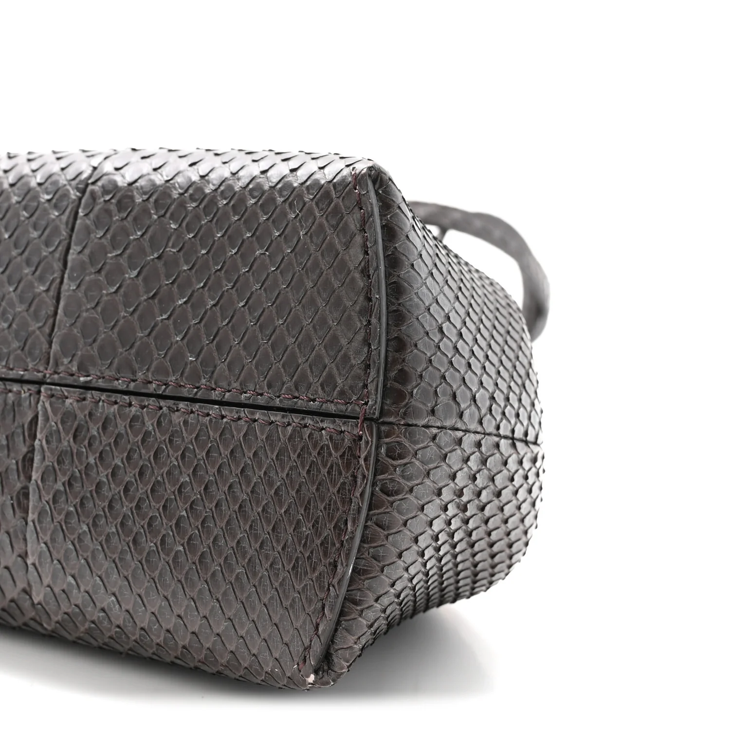 Snakeskin Small Fendi First Brown