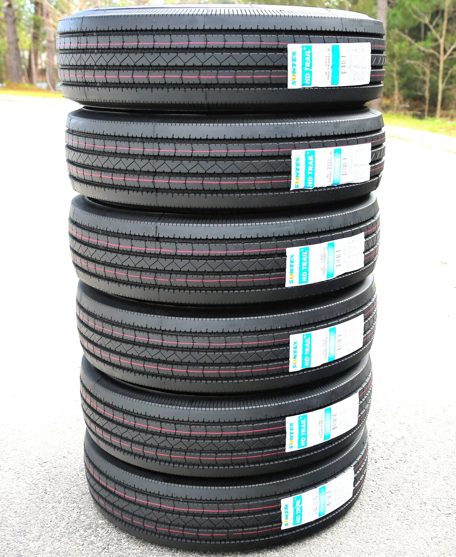 Suntek HD Trail + All Steel ST225/75R15 225/75R15 123/119M G 14 Ply Trailer Tire