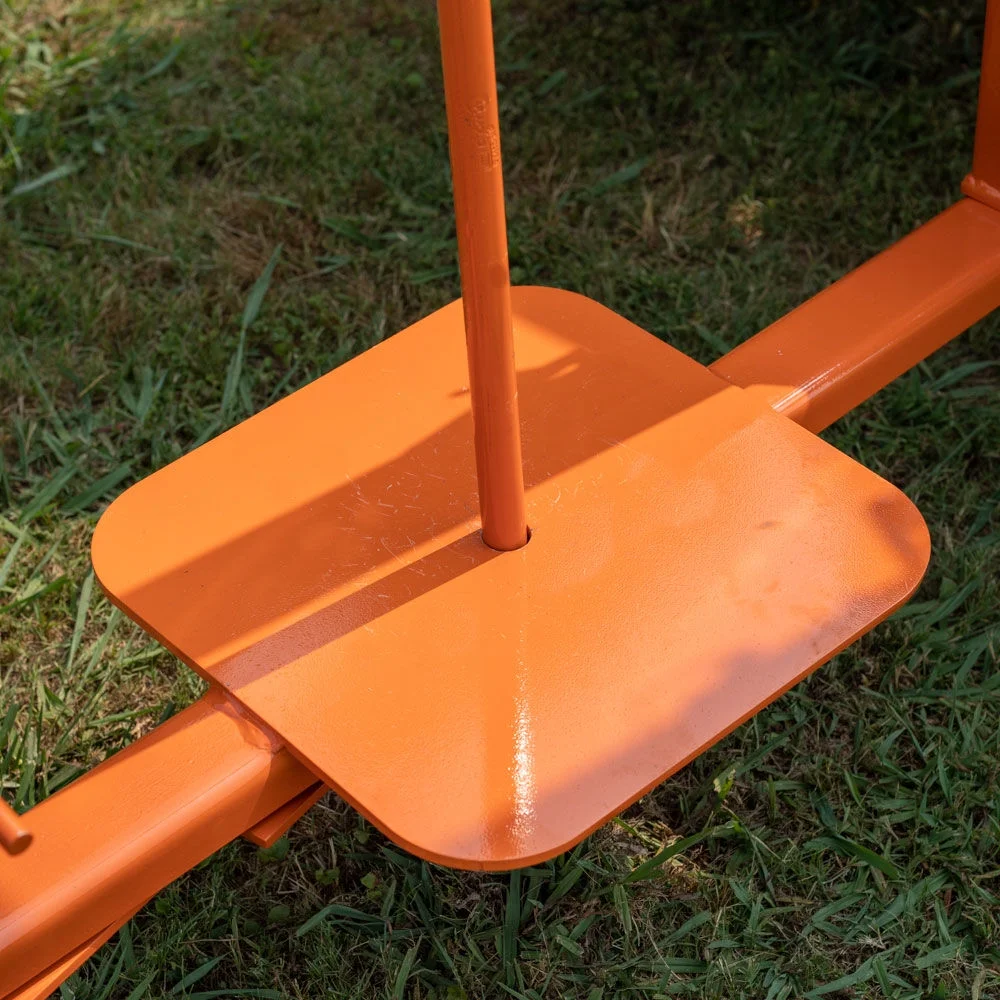 3 Point Fence Stretcher and Unroller Heavy Wire Fencing Fits Cat 1 Tractors, Quick Hitch Compatible, Holds 60" x 36" Diameter Roll, Landscaping Equipment - Image 4