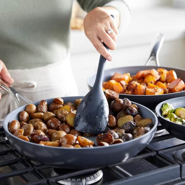 Valencia Pro Hard Anodized Healthy Ceramic Nonstick 16 Piece Cookware Pots and Pans Set