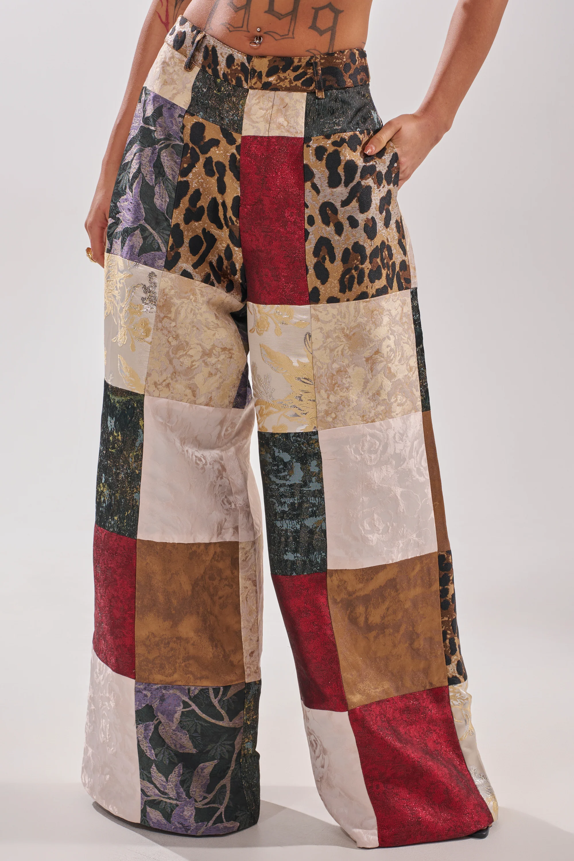 MADE YOU LOOK PATCHWORK TROUSER - Akira Store