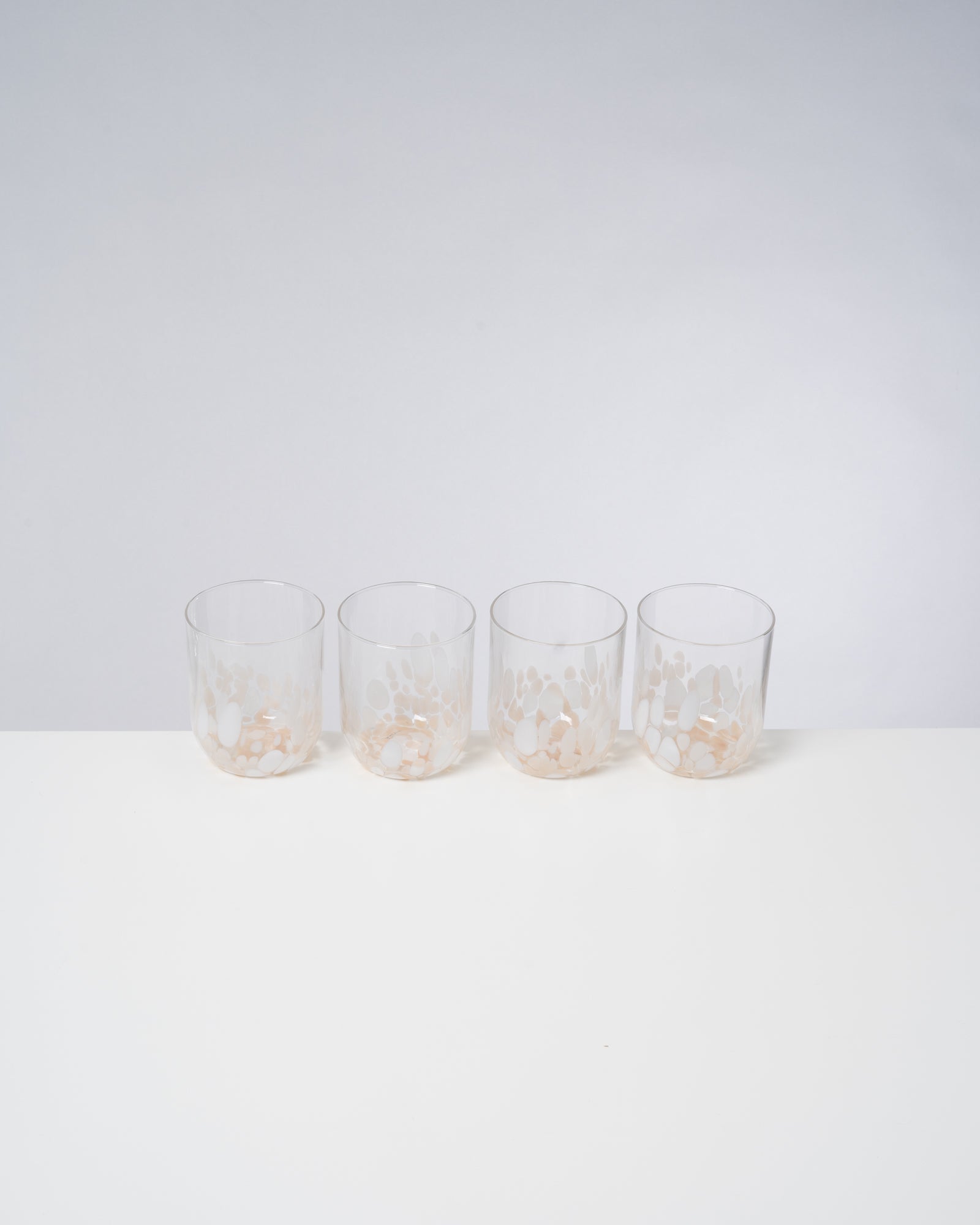 ALEGRIA - LARGE GLASS SAND SET OF 4