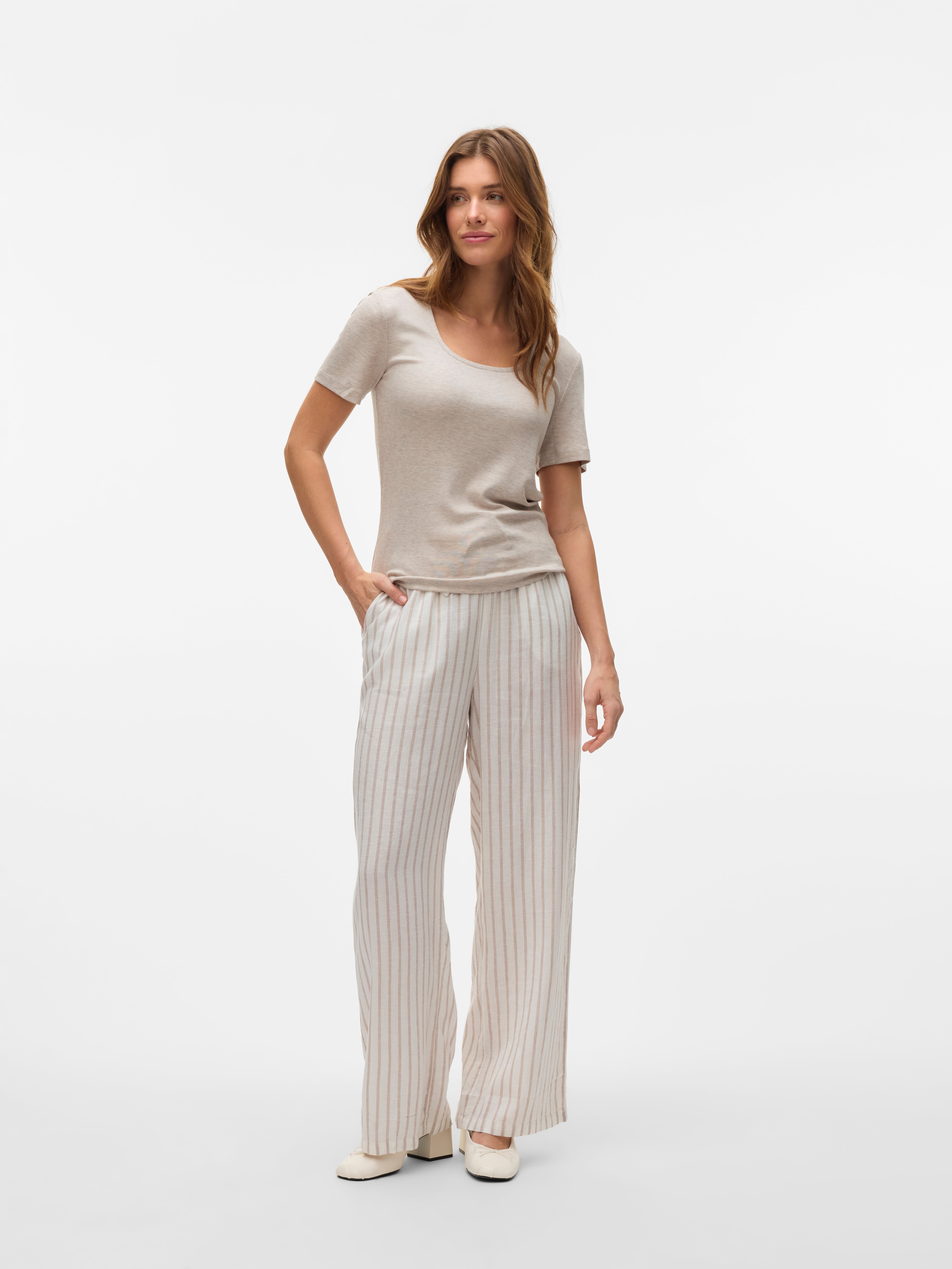 VERO MODA® VMLINN Mid waist Trousers