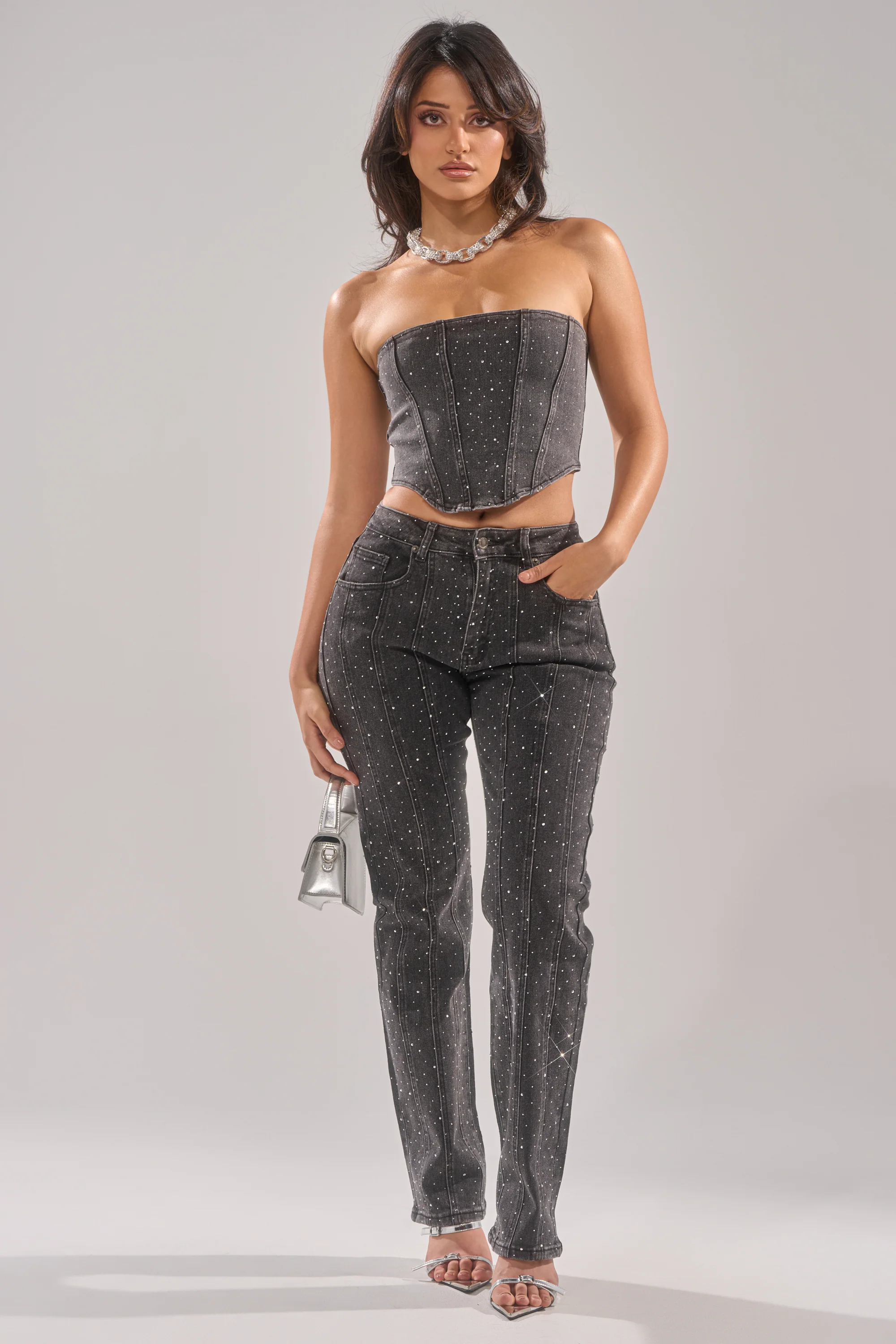 LETS GET IT RELAXED DENIM PANT - Akira Store