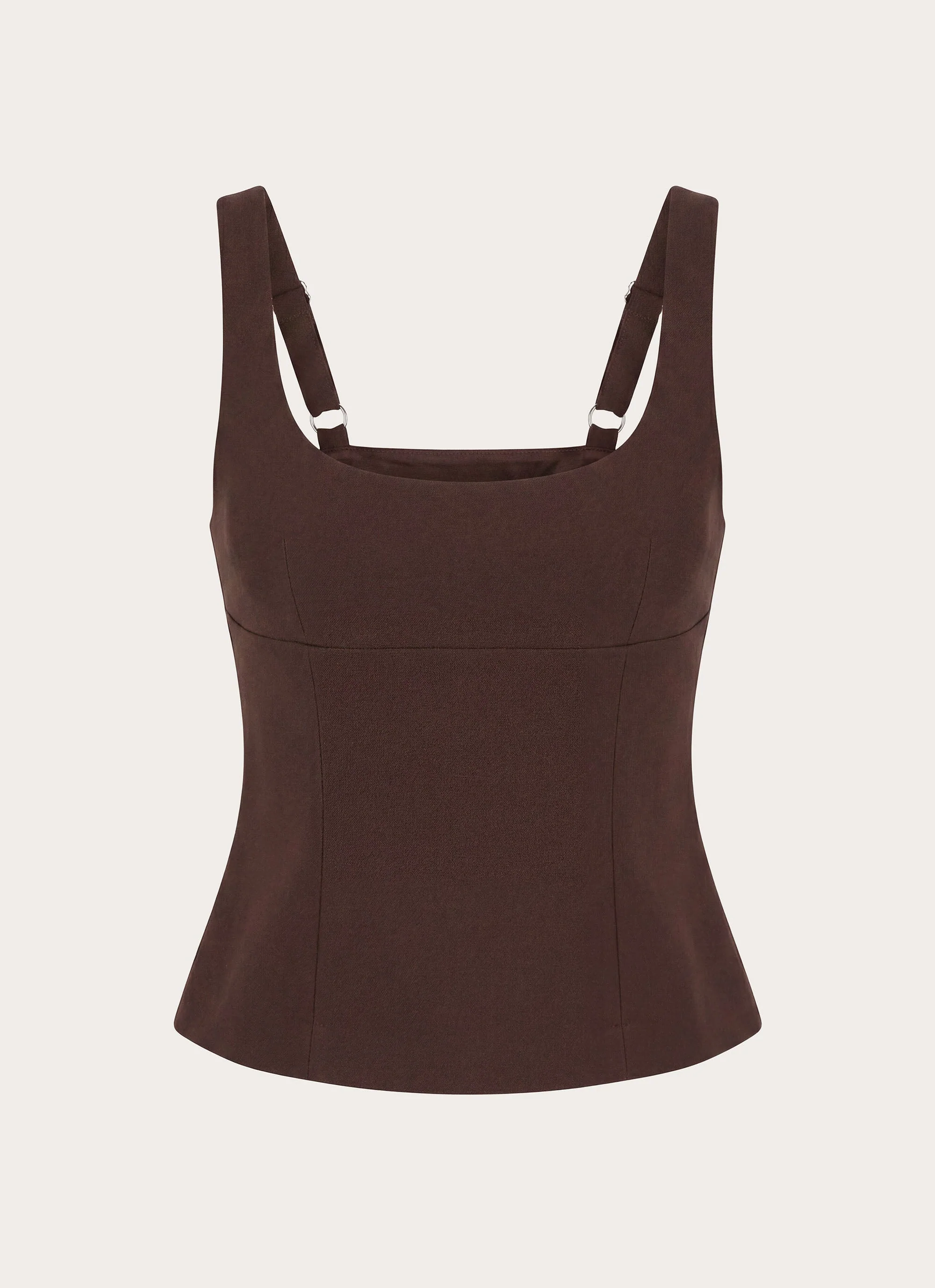 Autrey Suiting Top - Chocolate