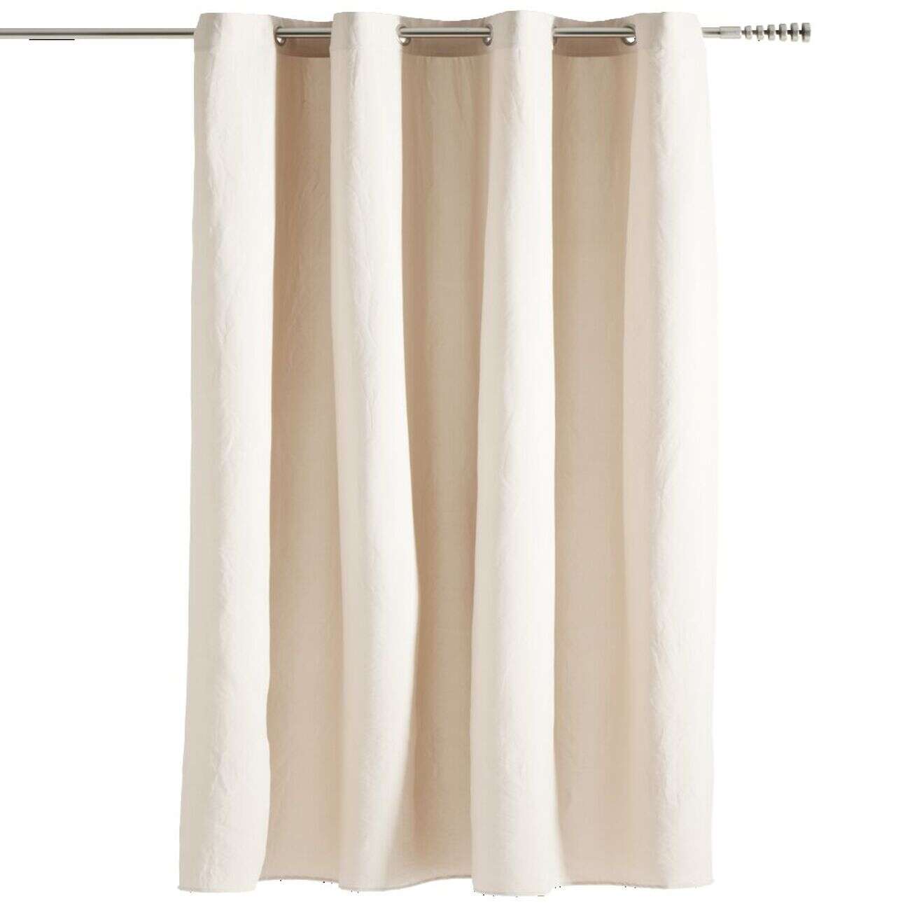 Rideau effet coton lavé 140x240cm (3 modèles)