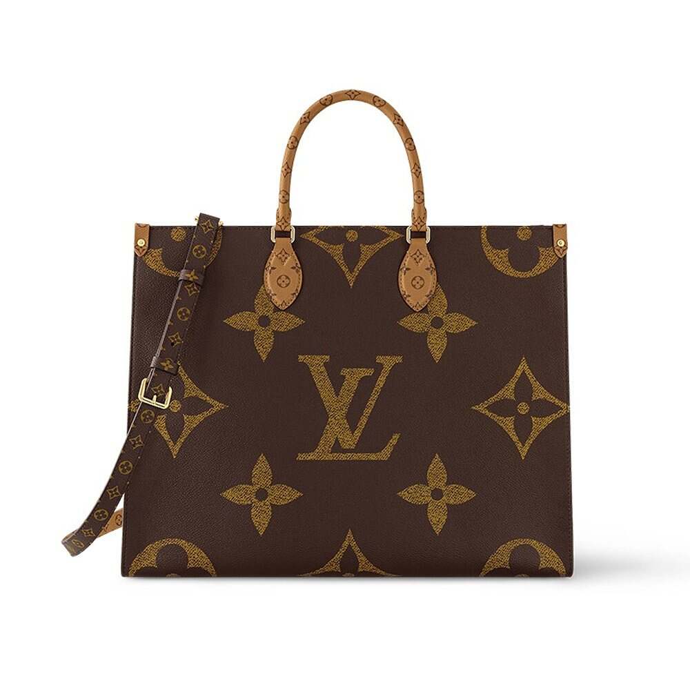 LV 2024新作 レディース ブラウン モノグラム キャンバス 取り外し可能なショルダーストラップ付き ハンドバッグ  