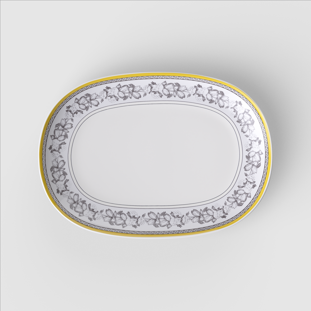 Audun Centerpiece bowl - Multi-colored, Premium Porcelain