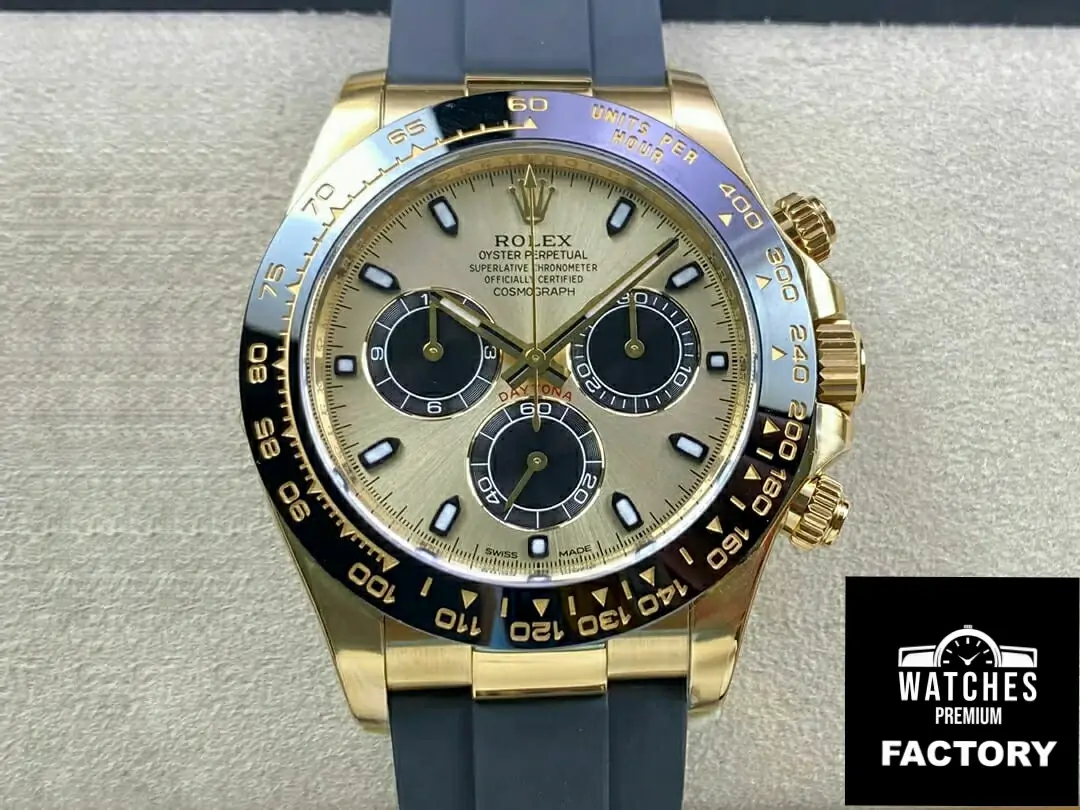 Rolex Cosmograph Daytona M116518LN-0048 Clean Factory Grey Rubber Strap