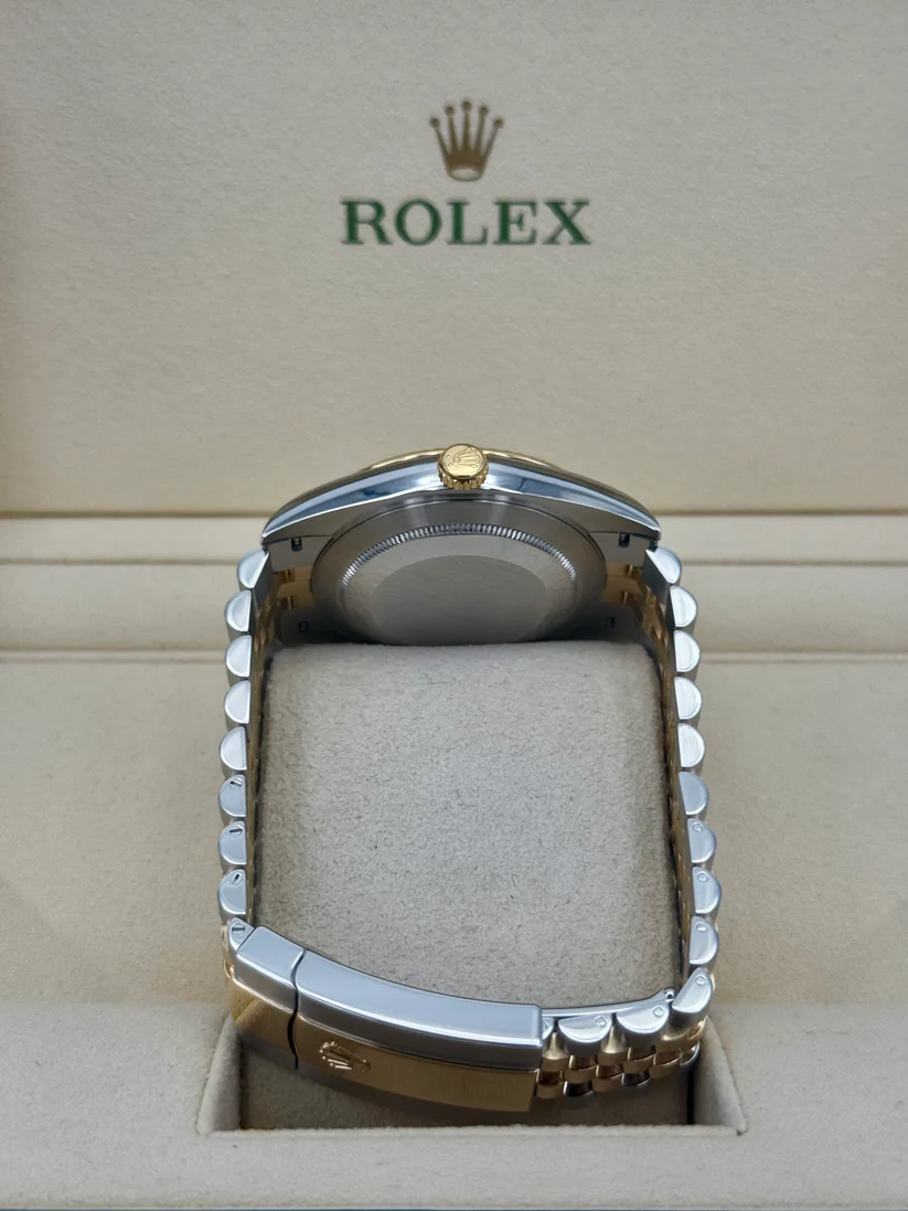 [Super Clone]RLX  Datejust 41mm Two-Tone Yellow Gold Fluted Bezel 