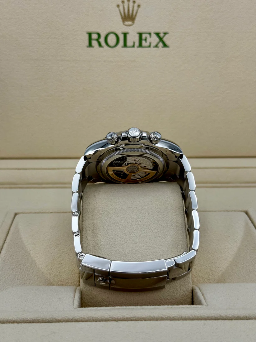 [Super Clone]Rolex Daytona 40mm Platinum Ice Blue Diamond Baguette Dial  m126506-0002
